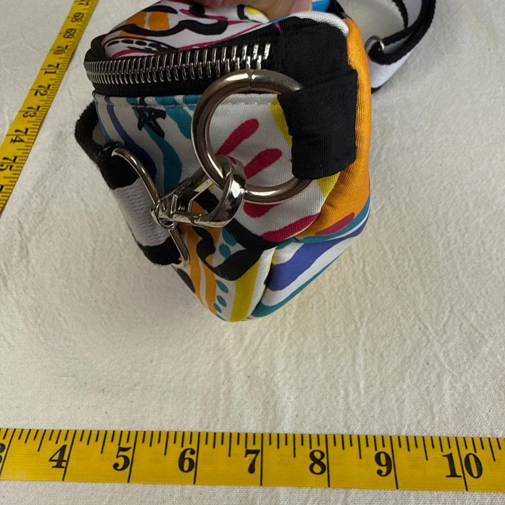 Brighton Shoulder Bag Womens Small Multicolor Pop Art Graffiti Love Heart Floral